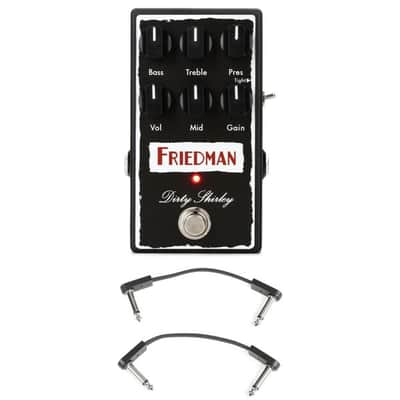 Friedman Dirty Shirley Overdrive Pedal with 3 Patch Cables image 2