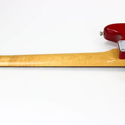 1964 Fender Musicmaster RARE Cherry Red | Pre-CBS duo sonic vintage image 14