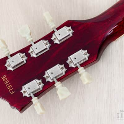 1979 Greco SA-550 Vintage ES Guitar Cherry, Near-Mint w/ Maxon U-1000 & Case, Japan Fujigen image 5
