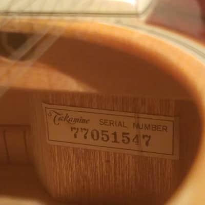 1977 Takamine F-395MS Jumbo 12-string. 'Lawsuit' copy of the Guild F412. image 12
