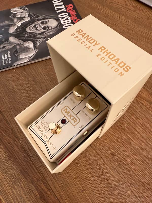 MXR RR104 Randy Rhoads Signature Special Edition Distortion + 2024 - Present - Black / White Polka Dots image 1
