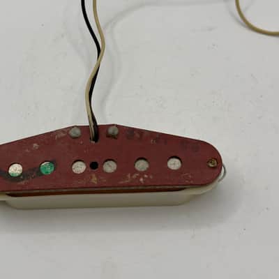 Fender Red Bottom Stratocaster Single Coil Pickup Vintage 1982 - White image 3