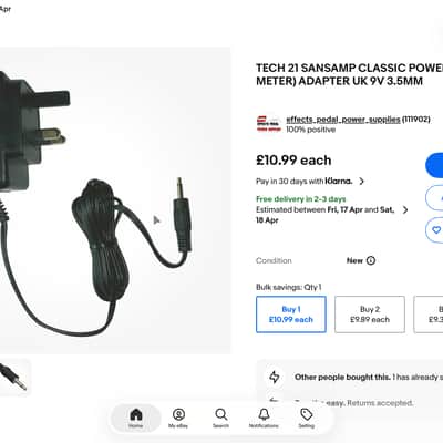 Tech 21 SansAmp GT2 1993 - Present - Black image 4