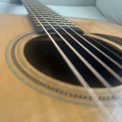 Bob Thompson Custom Dreadnought 2017 #126 Torrefied Lutz / Indian Rosewood K&K Carbon Fiber USA image 23