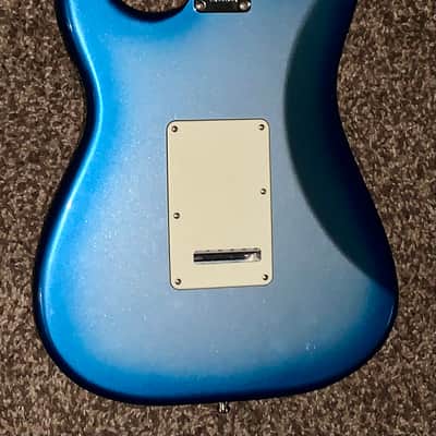 2018 Fender American Elite Stratocaster electric guitar in Sky Blue Burst Finish made in the usa ohsc image 6
