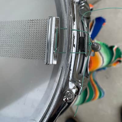 1965 Ludwig LM400 Supraphonic 5x14" 10-Lug Aluminum Snare Drum Chrome-Plated image 13