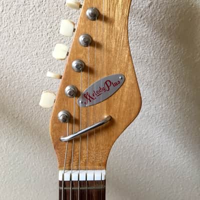 RARE Melody Plus RD4V 1965 4 Pickup Sunburst Vintage Solid Body Electric Guitar image 7