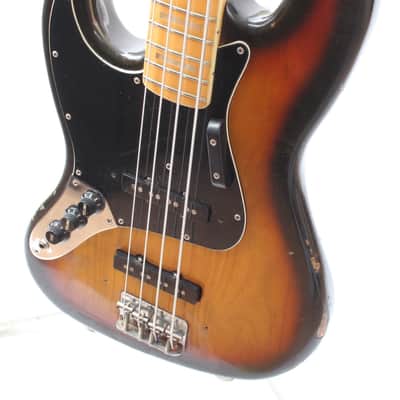 1978 Fender Jazz Bass lefty sunburst image 3