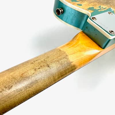 Fender Telecaster Custom 60 Heavy Relic Custom Shop 2013 Teal Green Metallic image 13