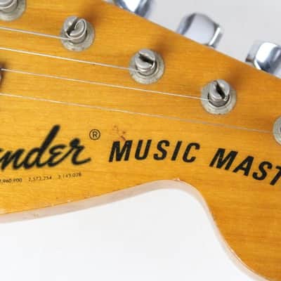 1976 Vintage Fender Musicmaster Guitar Olympic White Blonde All Original ~Rosewood~ USA 1970s CBS image 20