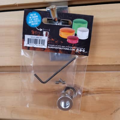 Barefoot Buttons V1 Mini Footswitch Cap - Silver image 2