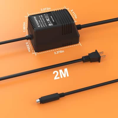 18V AC Power Supply Mini 3 Pin Din for Behringer XENYX (502, 802, 1002),PSV3UL, MXVL3 MX602A, UB502, UB802, UB1002, Q502USB, Q802USB, Q1002USB,Eurorack Mixers (FX-18B-MP3) image 2