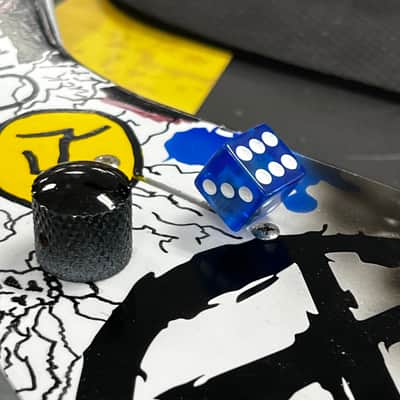 Kinnatone BLUE Dice Switch Tip for blade style switch Strat or Tele 3 way 5 way image 6