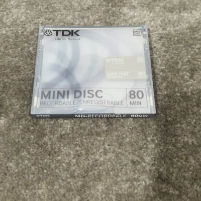 TDK Md-Recordable MINI-DISC Grey - High-Precision Recording - Excellent w/ Original Box image 1