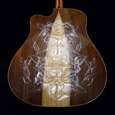 Blueberry Handmade Acoustic Guitar Dreadnought Built to Order image 9