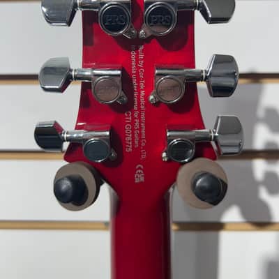 PRS SE Custom 24-08 Quilt 2025 - Present - Charcoal Cherry Burst image 6