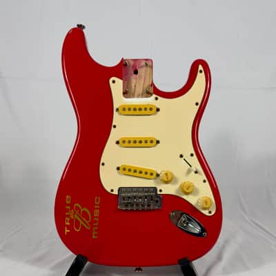 Aria Budweiser Branded Electric Guitar Body Loaded 2000’s - Red image 1