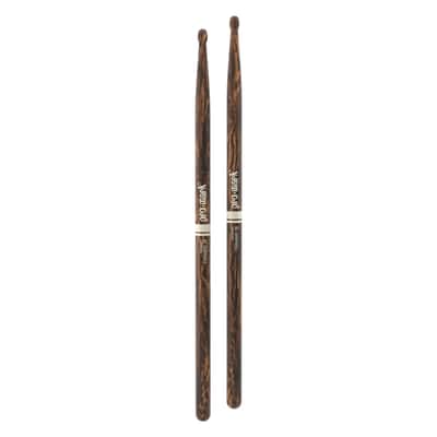 D'Addario ProMark TX2BW-FG Classic Forward 2B FireGrain Hickory Drumstick, Oval Wood Tip image 3