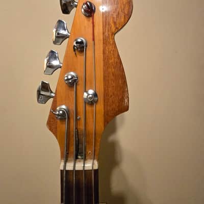 Maya/Teisco/Kent Short Scale Precision Bass Copy Vintage 1960s Japan image 8