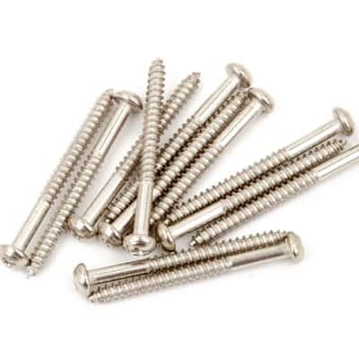 Genuine Fender Pickup Mounting Screws for P Bass/J Bass - Set of 12 - CHROME image 6