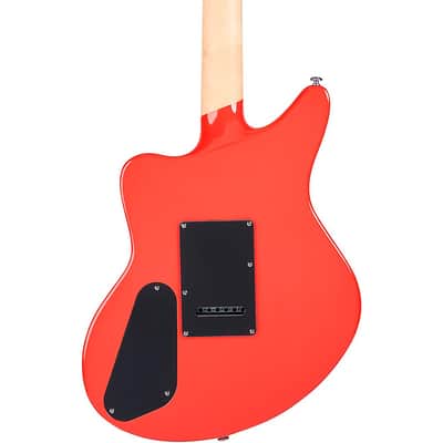 D'Angelico Premier Series Bedford SH Limited-Edition Electric Guitar with Tremolo Regular Fiesta Red image 2