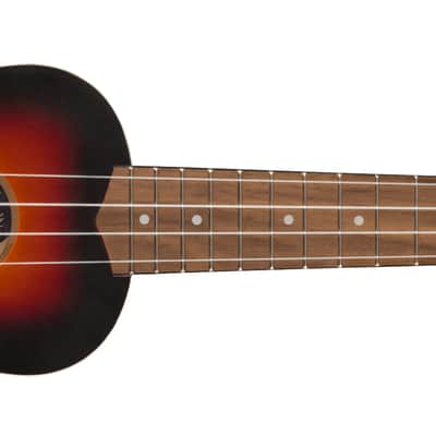 Fender California Series Venice Soprano Uke, Walnut Fingerboard,2-Color Sunburst image 1