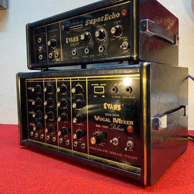 1976-Evans MA-100 Deluxe Vocal Mixer with large reverb tank image 24