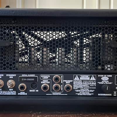 EVH 5150 III 6L6 3-Channel 50-Watt Guitar Amp Head 2021 Black image 2