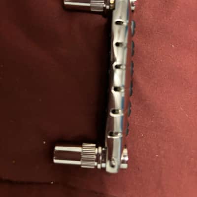 Graph Tech ResoMax Wrap Guitar Bridge - Chrome image 4