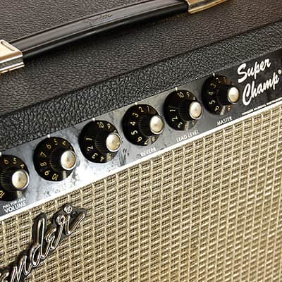 Vintage 1983 Fender Super Champ 18w 1x10 Tube Combo Amp - Rivera image 3