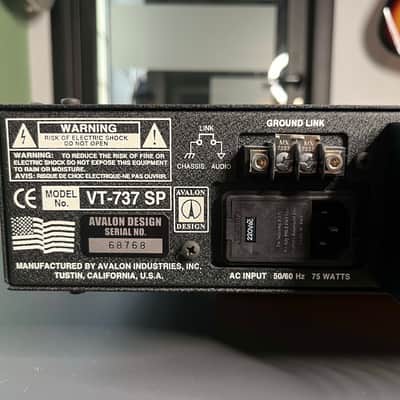 Avalon VT-737sp Tube Channel Strip 2010s - Silver image 10