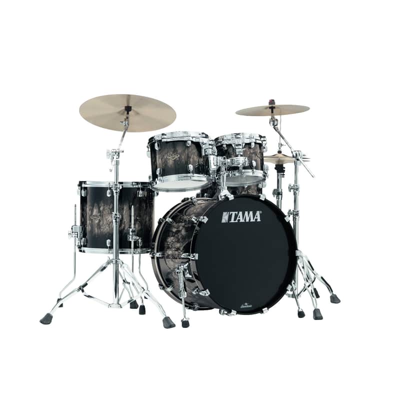 TAMA Starclassic Walnut/Birch 4-Piece Drum Set Shell Pack with 22-Inch Bass Drum image 1