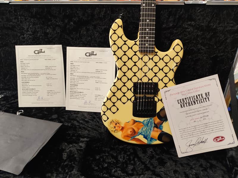 MINT #20 of 50 G&L Custom Rampage Jerry Cantrell "Blue Dress" LTD Edition
