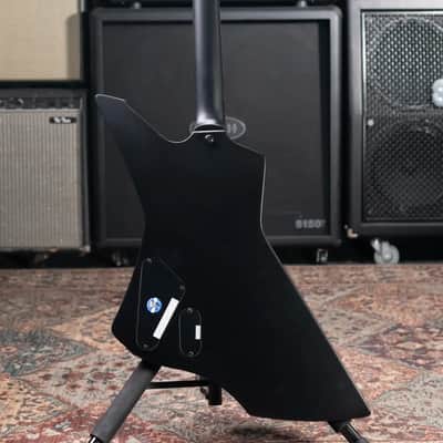 ESP LTD James Hetfield Signature Snakebyte Electric Guitar - Satin Black with Hardshell Case image 7