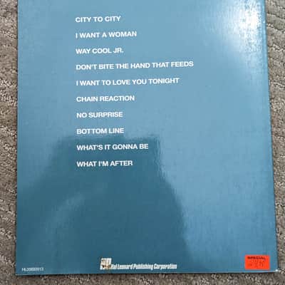 Ratt Reach for the Sky Sheet Music Song Book Songbook Guitar Tab Tablature image 2
