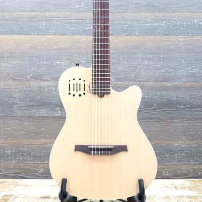 Godin Multiac Nylon Encore Spruce Natural SG Prototype "B-Stock" Electro-Classical Guitar w/Bag image 2