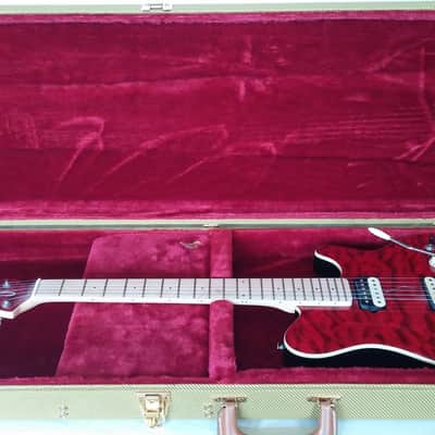 OLP by Ernie Ball MM1 Red Quilt Top Very Good Condition image 2