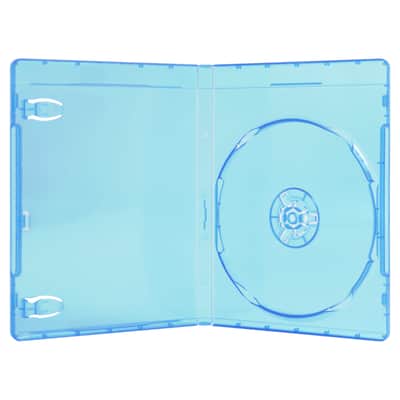 (10) Blu-ray Replacement Cases - 1 Disc Capacity - 12mm - Blue - No Logo - #BRBR12BL image 5