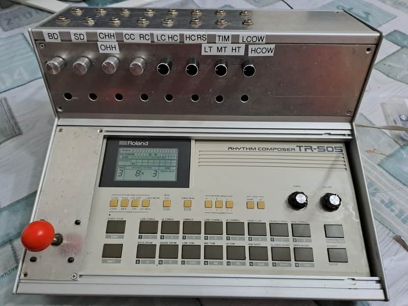 Roland TR-505 Rhythm Composer 1980s - White imagen 1