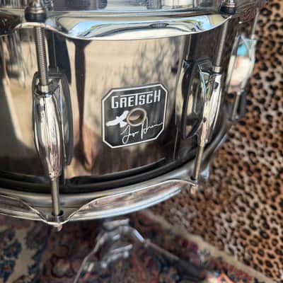 Gretsch Artist Series 6.5x14" Taylor Hawkins Signature Snare Drum 2010s - Black Nickel Over Steel image 2