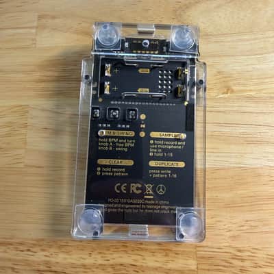 Teenage Engineering PO-33 Pocket Operator K.O! 2018 - Present - Black w/ clear case image 5