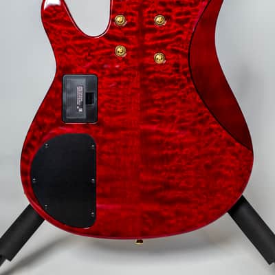Yamaha TRBJP2 John Patitucci Signature 6-String Bass TRB-JP2 2021 - Transparent Dark Red Excellent Condition **SCOTT'S BASS LESSONS GIVEAWAY WINNER** image 14