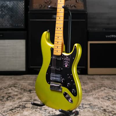 Fender American Ultra II Stratocaster HSS Electric Guitar - Solar Flare with Hardshell Case image 12