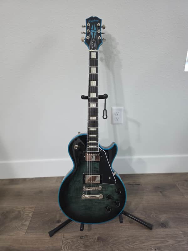 Epiphone Les Paul Custom Widow 2025 - Indigo Burst image 1