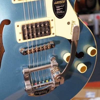 Gretsch G2655T Streamliner Center Block Jr. Double-Cut with Bigsby, Laurel Fingerboard, Arctic Blue image 3