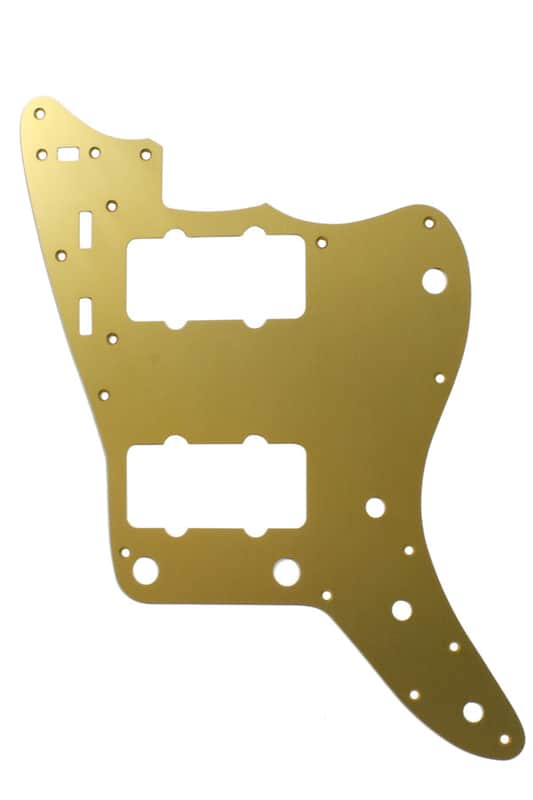 All Parts Gold Anodized Aluminum Jazzmaster Pickguard  Gold image 1
