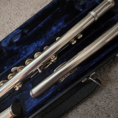 Emerson USA Model 3 Flute – Open Hole, Inline G, C Foot Playable Condition image 9