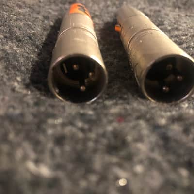 Switchcraft Neutrik Pair of Male 1/4" TRS to Female XLR - Includes Neutrik male to male XLR gender changers 2015 image 6