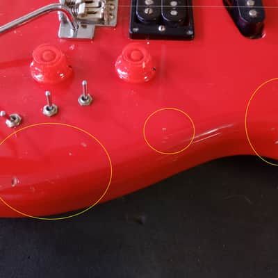 Fender Squier MIJ Contemporary Stratocaster HSS 1986 Torino Red *** FREE SHIPPING *** image 14