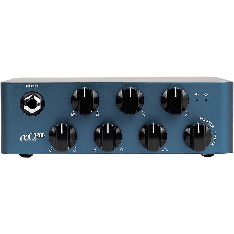 Darkglass Electronics Alpha-Omega 200 200W Bass Amp Head Regular Blue image 1